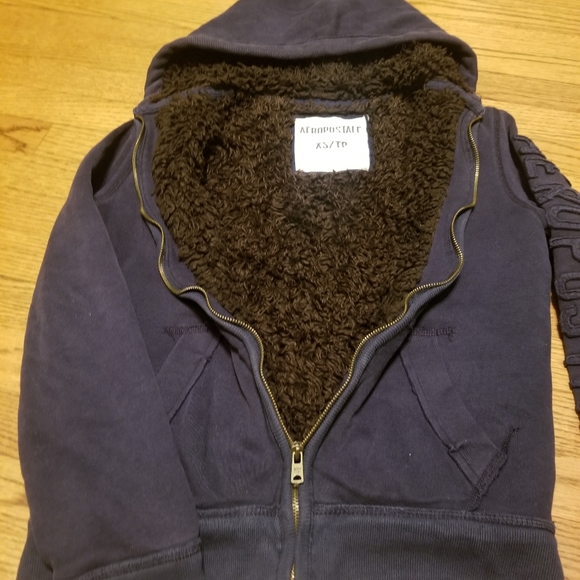Areopostle fur sweatshirt hoodie/ juniors - Picture 5 of 10